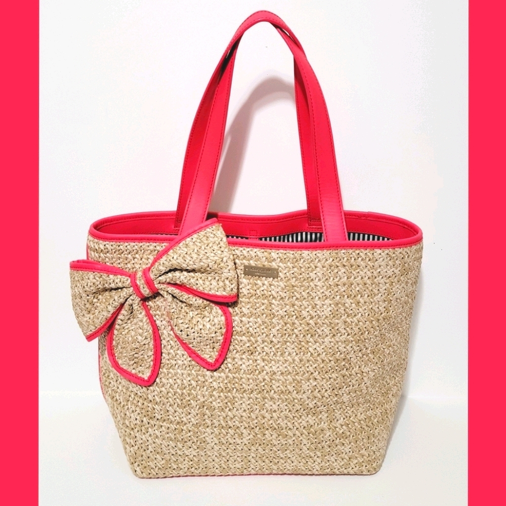 Kate Spade New York Belle Place Straw Tote